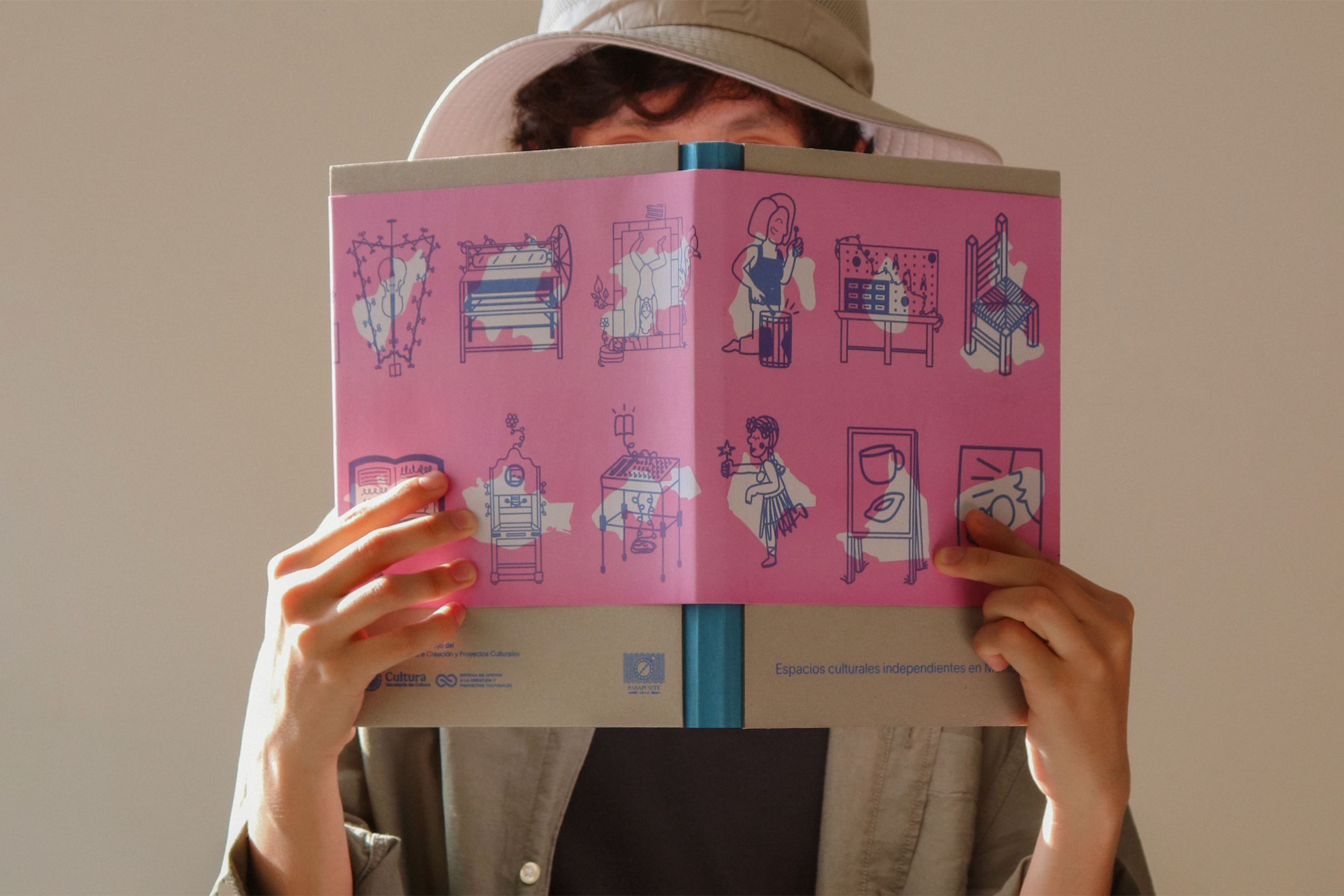 Pasaporte Cultural editorial design — independent cultural spaces mapping project Mexico, designed by Manifiesto